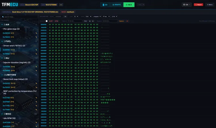 Hex editor